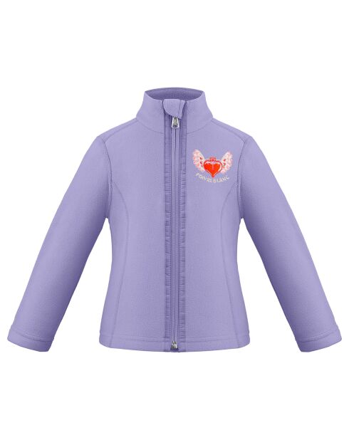 Veste polaire Micro Fleece violette