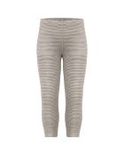 Pantalon sous couche en Laine mélangée gris/beige