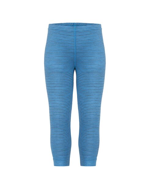 Pantalon sous couche en Laine mélangée bleu