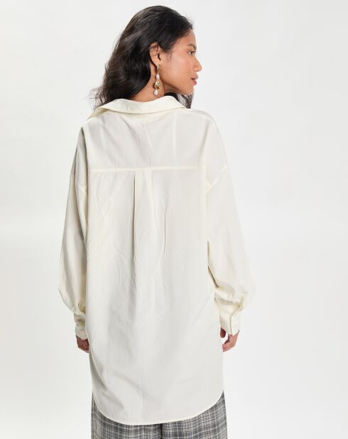 Chemise col Classique beige