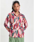 Chemise col Classique verte
