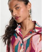 Chemise col Classique verte