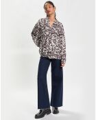 Blouse Imprimée noire