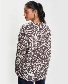 Blouse Imprimée noire