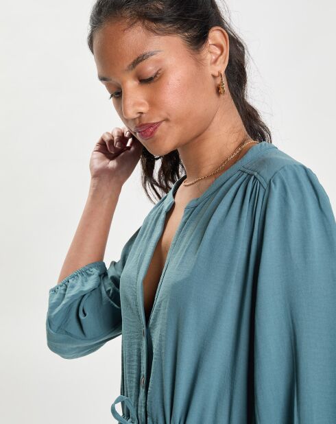 Robe Longue bleue