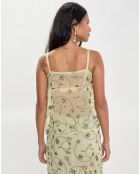 Top Sardena vert/jaune