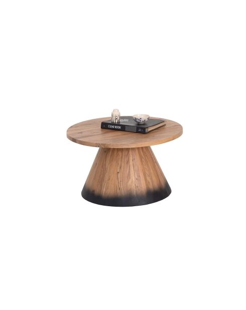 Table basse bois ronde 70 cm | Acacia Dimona
