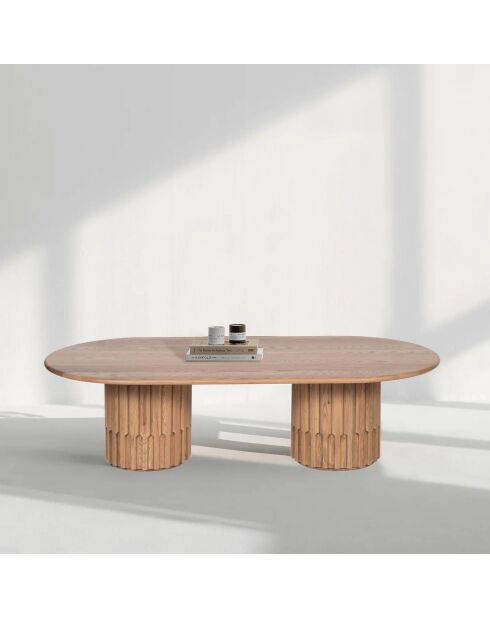 Table basse ovale  Chêne Dalta