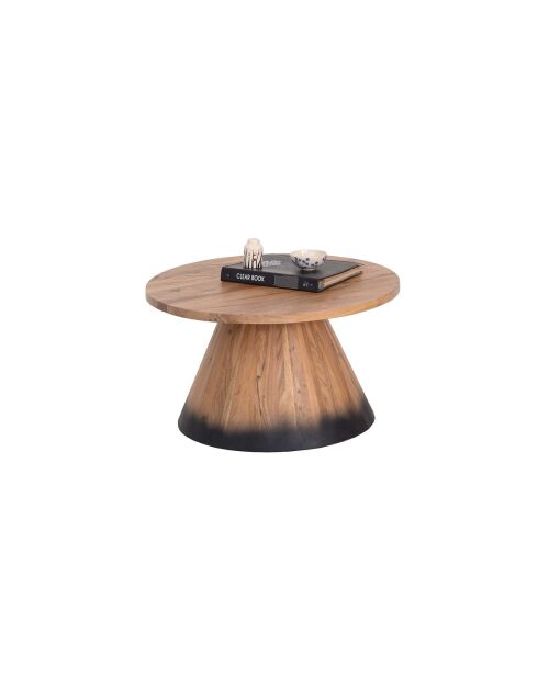 Table basse ronde bois 80 cm  Acacia Dimona