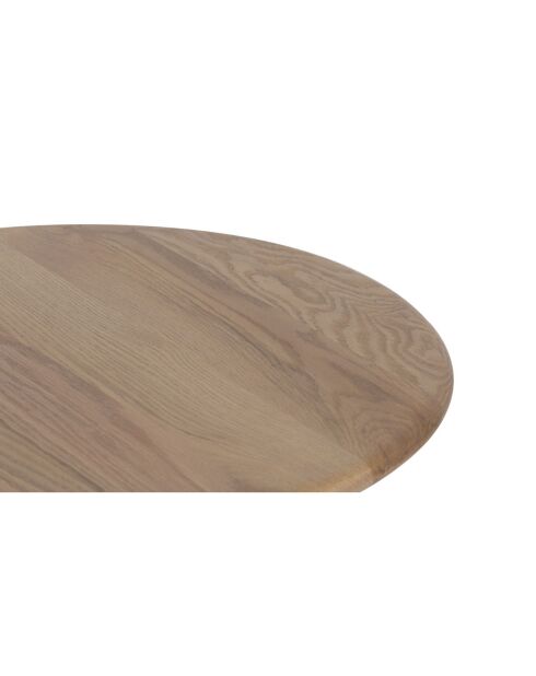 Table d'appoint ronde pour canapé  Chêne Dalta
