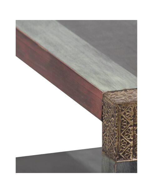 Table basse carrée 80 cm  Manguier Pushkar