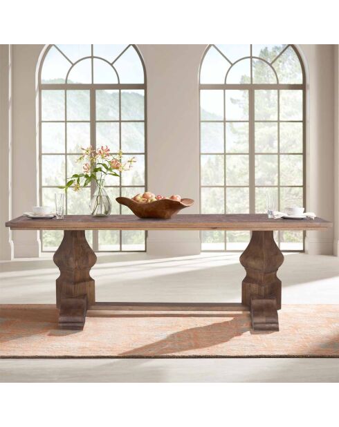 Table de salle à manger 213 cm  Manguier Kama