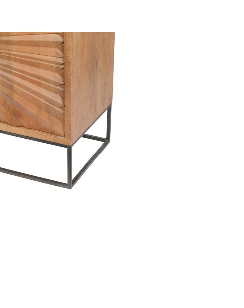 Bahut 2 portes sculptées  Manguier Solaris