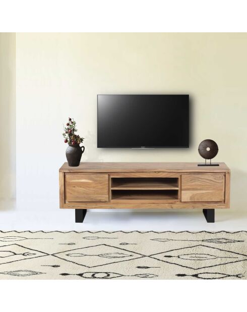 Meuble TV 2 portes  Acacia Bunting