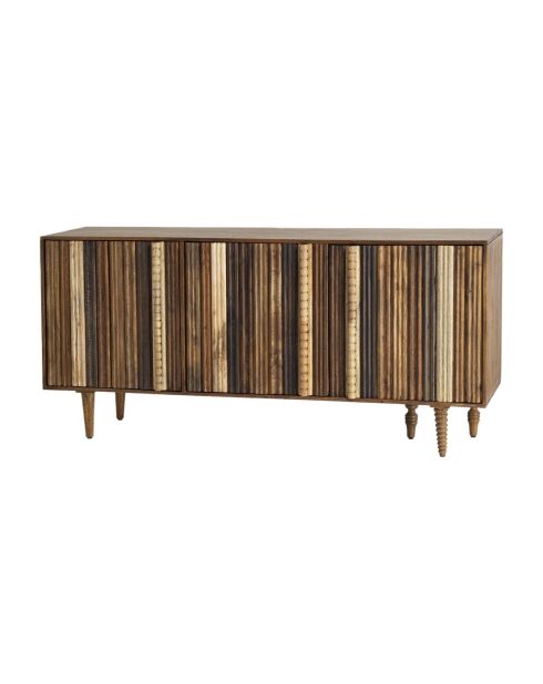 Buffet bas 4 portes multi teintes  Manguier Ramon