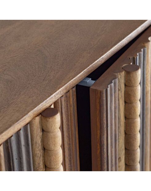 Buffet bas 4 portes multi teintes  Manguier Ramon