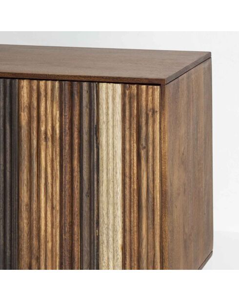 Buffet bas 4 portes multi teintes  Manguier Ramon