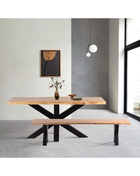 Akazien-Wimpelkette, 180 cm, Esstisch