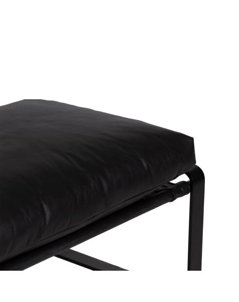 Pour Damo en Cuir noir