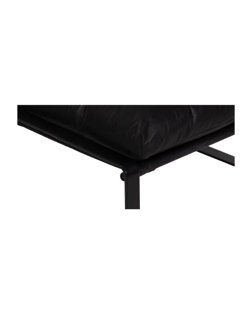 Pour Damo en Cuir noir