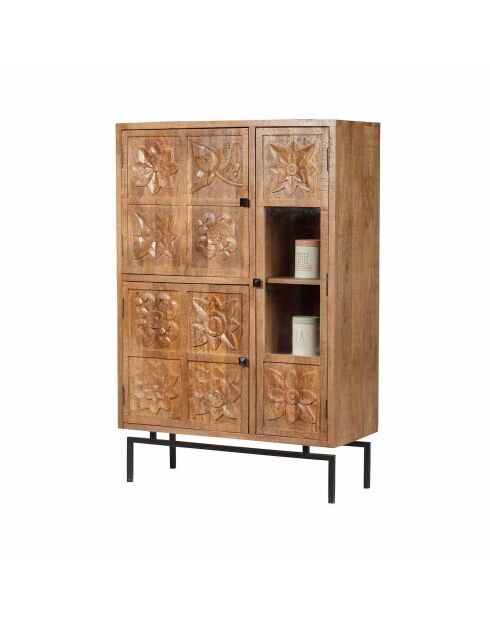 Buffet haut 3 portes  Manguier Sculpture