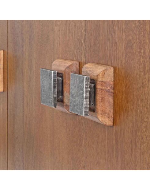 Laag dressoir met 3 deuren en 2 laden | Manguier Ramon