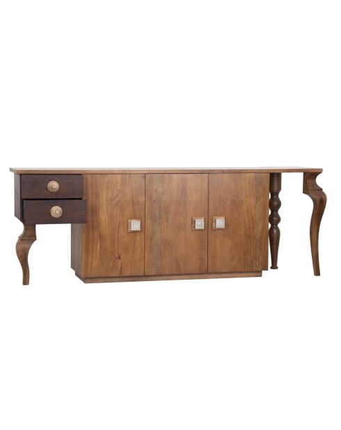 Laag dressoir met 3 deuren en 2 laden | Manguier Ramon