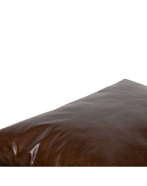 Damo Brauner Lederpuff