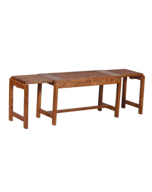 Banc extensible en acacia | Acacia Bradford
