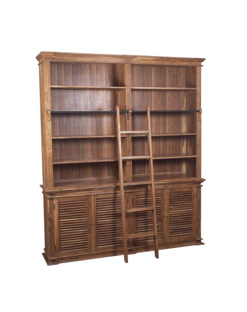 Bibliothèque échelle Grand Modèle en acacia massif