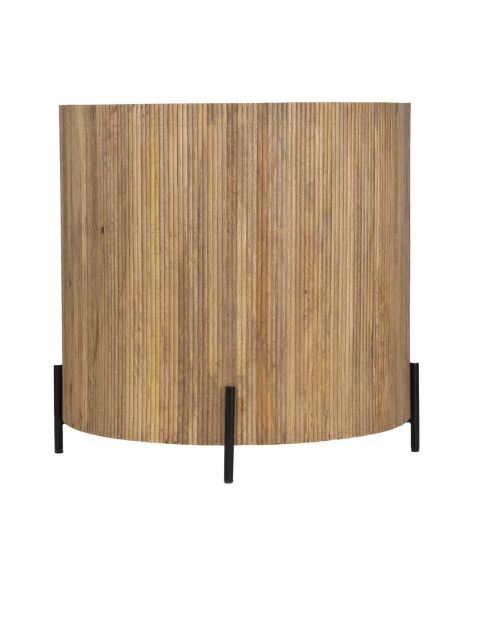 Bar demi lune plateau marbre blanc  Manguier Kfir II