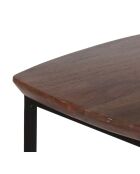 Lot de 2 tabourets | Acacia Quenza