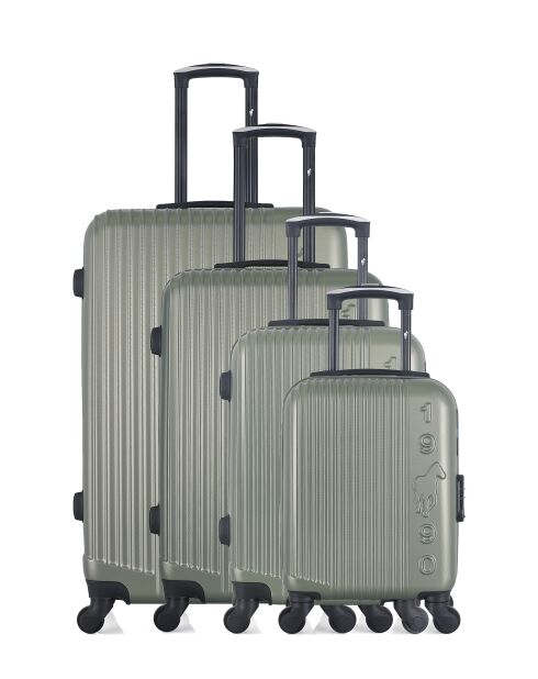 4 Valises Liam 75/65/55/46 cm kaki
