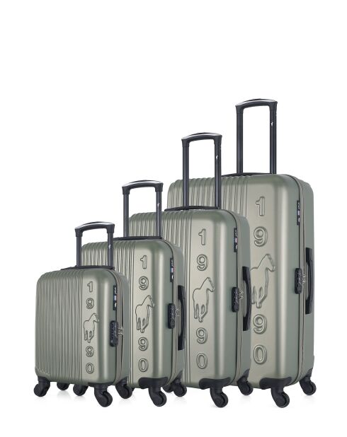 4 Valises Liam 75/65/55/46 cm kaki