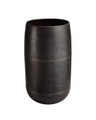 JONAS - Vase largeur 30.5cm hauteur 52.5cm acier couleur bronze cuivré
