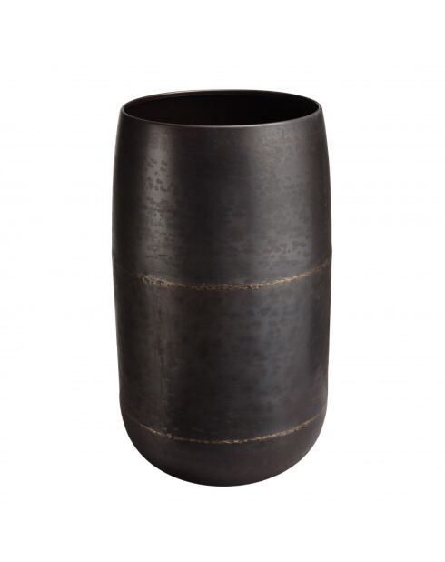 JONAS - Vase largeur 30.5cm hauteur 52.5cm acier couleur bronze cuivré