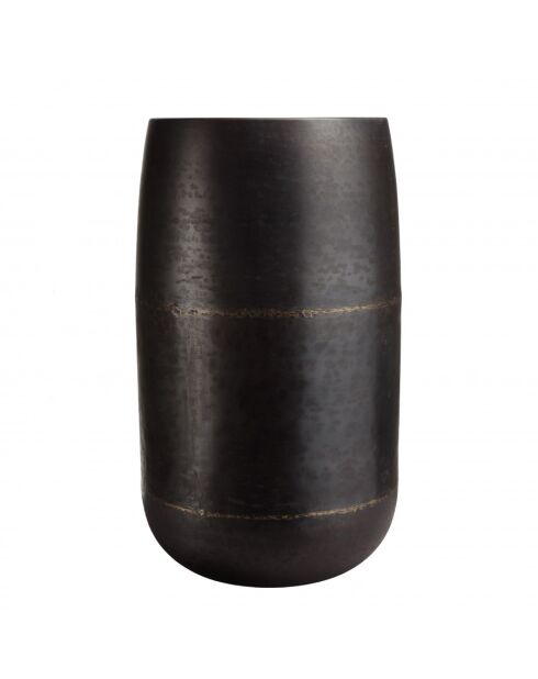 JONAS - Vase largeur 30.5cm hauteur 52.5cm acier couleur bronze cuivré