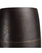 JONAS - Vase largeur 30.5cm hauteur 52.5cm acier couleur bronze cuivré