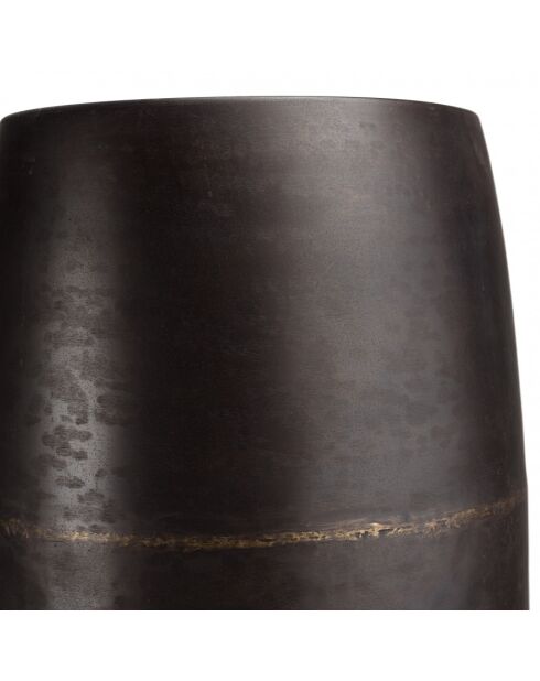 JONAS - Vase largeur 30.5cm hauteur 52.5cm acier couleur bronze cuivré