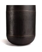 JONAS - Vase largeur 30.5cm hauteur 52.5cm acier couleur bronze cuivré