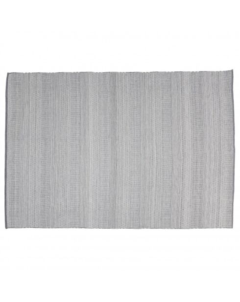 QUENTIN - Tapis d'extérieur rect 160x230cm gris/blanc