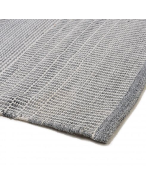 QUENTIN - Tapis d'extérieur  160x230cm gris/blanc