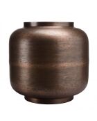 JONAS - Vase largeur 40x38.5cm acier couleur bronze cuivré