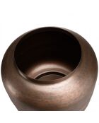 JONAS - Vase largeur 40x38.5cm acier couleur bronze cuivré