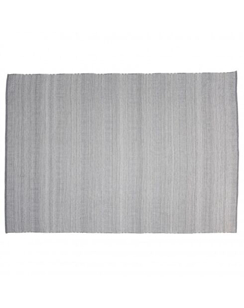 QUENTIN - Tapis d'extérieur rect 200x290cm gris/blanc