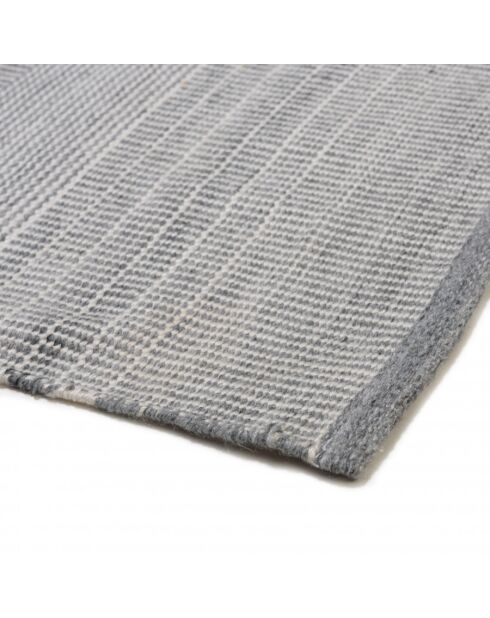 QUENTIN - Tapis d'extérieur rect 200x290cm gris/blanc