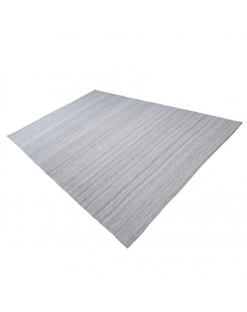 QUENTIN - Tapis d'extérieur rect 160x230cm gris chiné