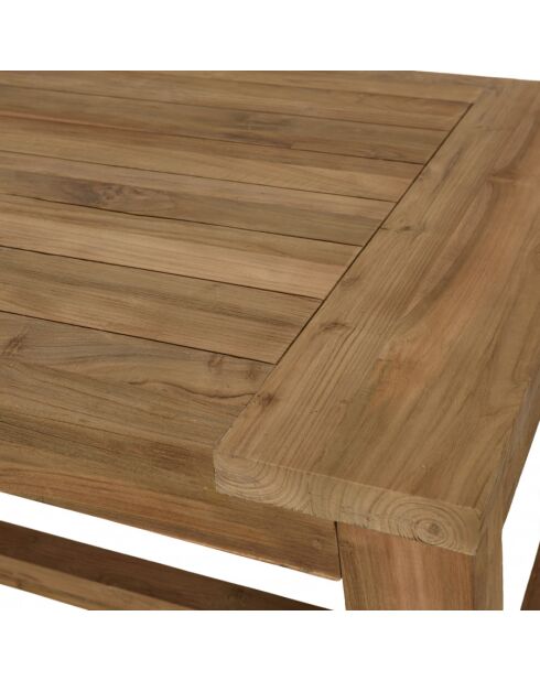 KALLY - Garten-Esstisch, 300 x 95 cm, recyceltes Teakholz, natürliche Farbe