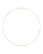 Collier Or jaune & Perles de Culture d'Eau Douce Rondes blanc naturel