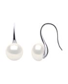 Boucles d'oreilles Argent & Perles de Culture d'eau Douce Boutons blanc naturel